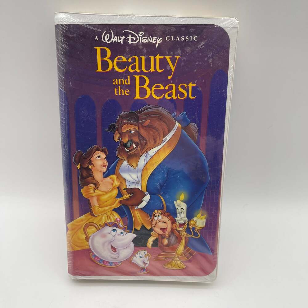 Beauty and the Beast VHS 1992‎ Walt Disney Black Diamond Classic Stock No. 1325